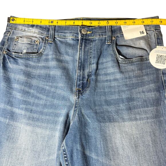 151. AERO NWT Aéropostale High Rise Flare Stretch Size 16R Jeans - Picture 10 of 11